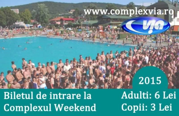 6 lei bilet intrare Strandul Weekend targu mures 2015