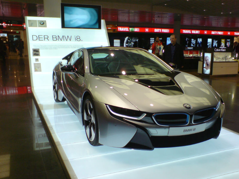 BMW i8 aeroport munchen 1