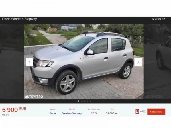 dacia sandero second hand