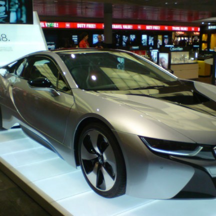 Noul BMW i8 poze aeroport Munchen 2