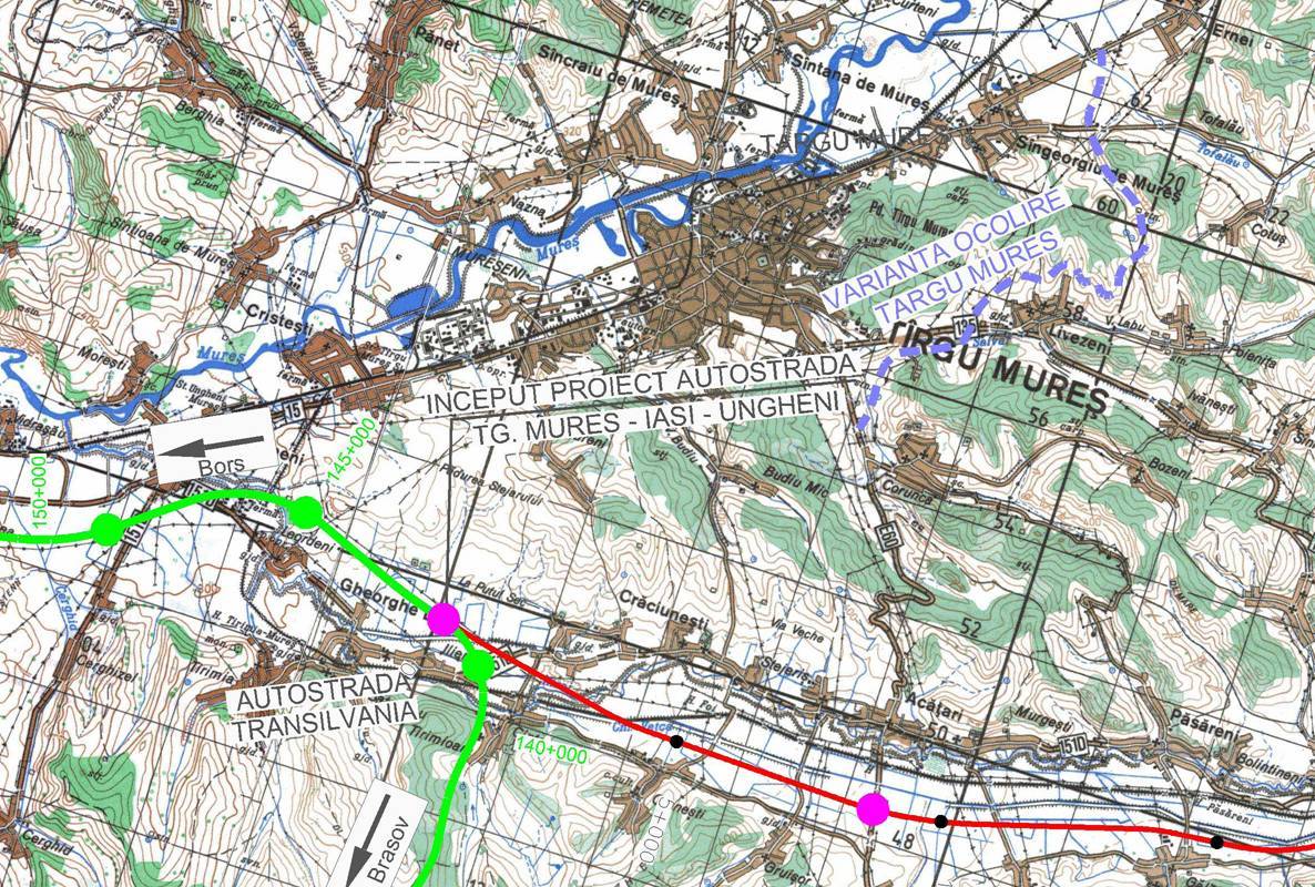 centura ocolitoare tirgu mures plan 2013-2015