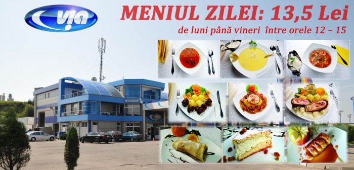 Restaurant Complex Via Cristesti, meniul zilei